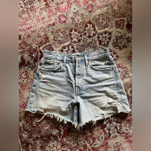 Agolde Parker Vintage Cutoff Jean shorts size 24/25/26 - Picture 1 of 6